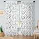 thumbnail image 4 of Cortinas translúcidas con hojas bordadas | Panel de ventana semitransparente con diseño floral vintage | Cenefa que filtra la luz para dormitorio y sala de estar | 135 x 168 cm, 4 of 6