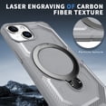 thumbnail image 5 of Allytechgroup Magnetic Case for iPhone 14, Support Wireless Charging Rugged Heavy Duty Durable Cover Case with Kickstand Shockproof Back Cover for iPhone 14, Gray, 5 of 6