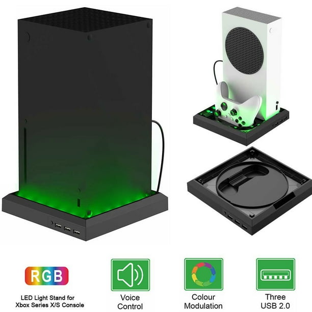 Vertical Stand for Xbox One S, GIUGT Controller Charger Station, RGB