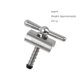 thumbnail image 3 of Soidarity Bisagra para bicicleta, abrazadera, placa de palanca, accesorios modificados, abrazaderas C resistentes universales, pieza de hebilla, accesorio Ciclismo Plata Soidarity OD024307-03, 3 of 6