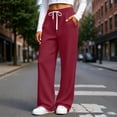 thumbnail image 4 of Women's Jogger Pants With Elastic Drawstring Wasit Pants Waist Multi-Pockets Casual Sweatpants For Active Gym Sessions, 4 of 7