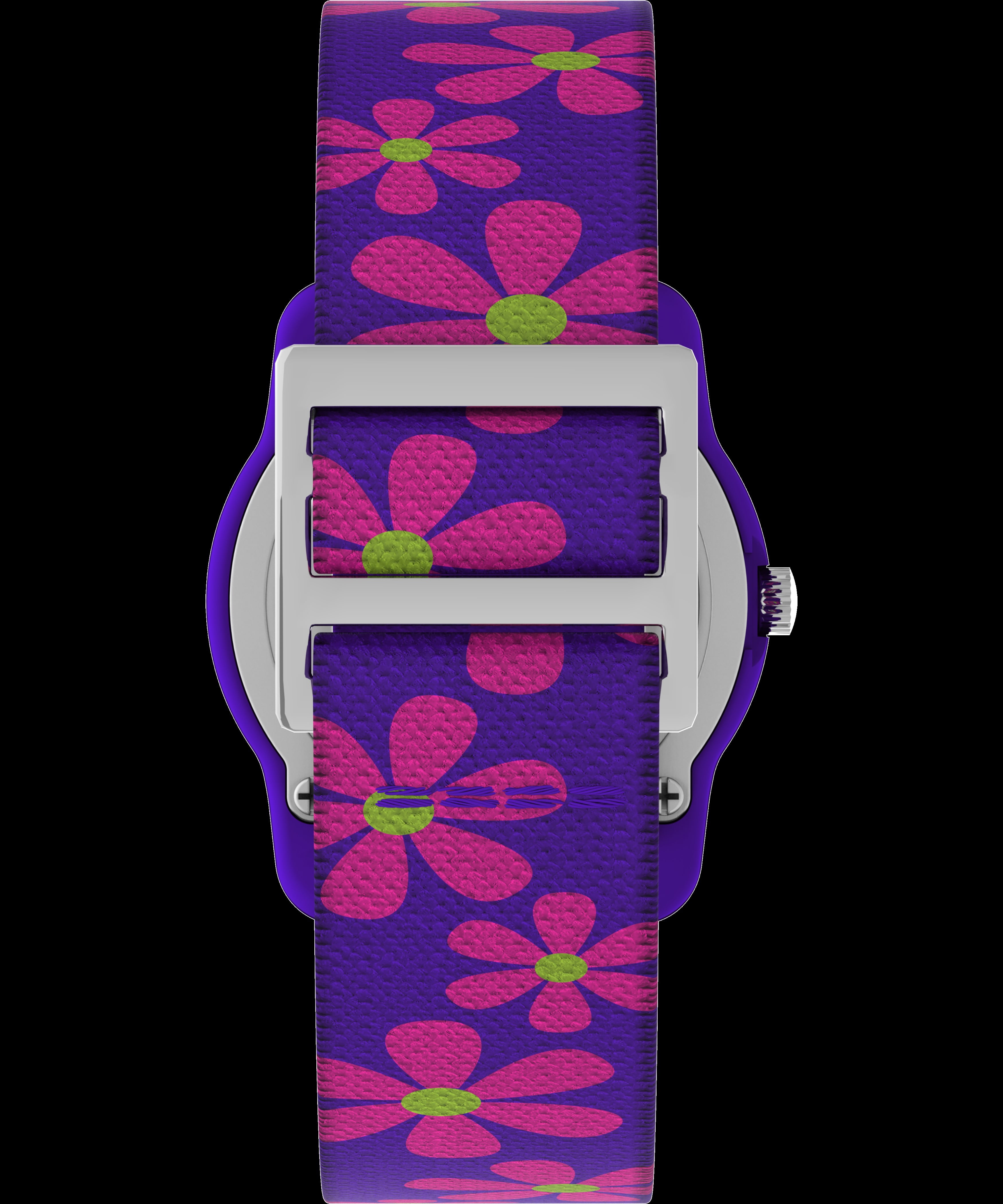 TIMEX TIME MACHINES® 29mm Floral Elastic Fabric Kids Watch