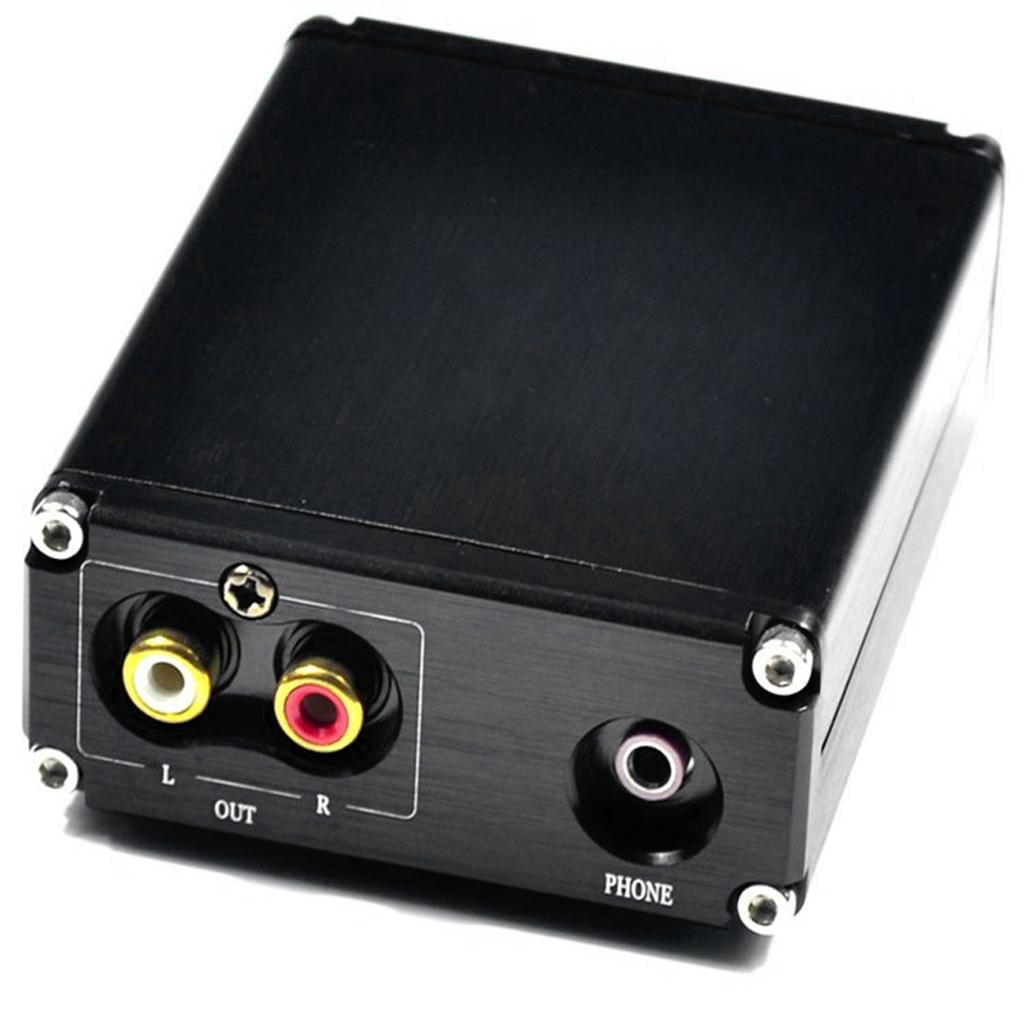 LeeQinersw Black USB DAC External Sound Card Audio Amplifier HiFi Headphone Microphone
