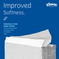 thumbnail image 4 of Kleenex Professional Universal C-Fold Folded Paper Towels, Bulk (01500), Absorbent, White (150 Sheets/Pack, 16 Packs/Case, 2,400 Sheet Total), 4 of 10