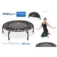 thumbnail image 3 of JumpSport 550f PRO Indoor Lightweight 44-Inch Folding Fitness Trampoline, Black, 3 of 9