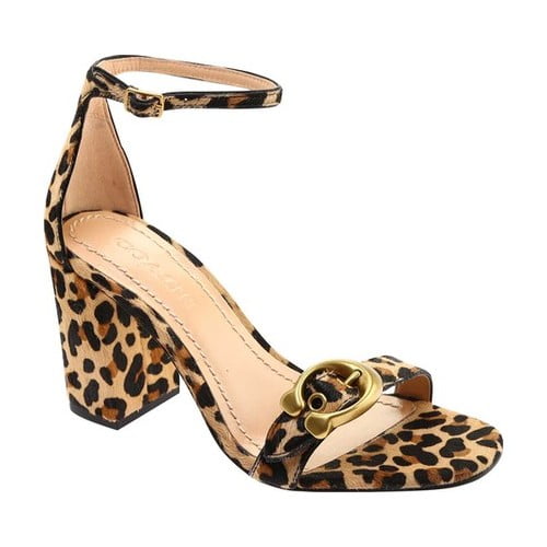 coach maya signature buckle dress sandals