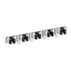thumbnail image 3 of Stainless Steel Wall Mount Bracket 5 Racks and 4 Hooks Broom Organizer Tool Rack for Home Kitchen Garage, 3 of 5