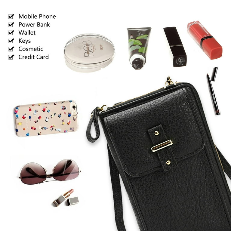 Small Crossbody Bag Cell Phone Purse Wallet with Credit Card Slots