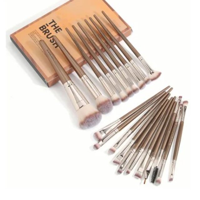 Juego de brochas de maquillaje, juego de brochas de maquillaje de 20 piezas, juego de brochas cosméticas, brocha cosmética, rendimiento finamente ajustado