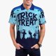 thumbnail image 1 of Balery Halloween Trick Or Treat Camisa Polo de Hombre con Estampado, de Manga Corta y Tejido Medio, Camisa Tipo Golf Polo-3X-Large, 1 of 6