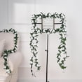 thumbnail image 5 of Flower Garland Rose Vines, 5 Strands Ft Flowers Vines for Bedroom with 33 Ft/LED String Lights, Rose Flower Garland Decoration, Rose Floral Garland for Room Table Wedding Decor, 5 of 5