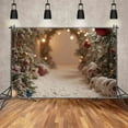 thumbnail image 2 of Christmas Backdrop Photography Tree Light Bokeh Winter Photoz Background Childr Studio Photocall Supplies, 2 of 8