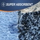 thumbnail image 3 of Alfombras de baño OLANLY, microfibra extra suave, azul marino, 120 x 43 cm, 3 of 6