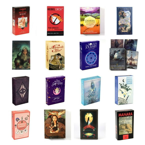 English version of Tarot cards oracle Tarot cards oracle cards with various styles