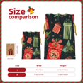 thumbnail image 4 of XMXT Christmas Drawstring Gift Bags, Beautiful Christmas Gifts Wrapping Sacks Candy Packing Bag Party Decorations Favor Bags, M, 4 of 8
