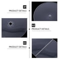 thumbnail image 3 of KAKOWELY CD storage box 20pcs CD Storage Box Semicircular Transparent Plastic Optical Disk Case4.8"X4.8"X0.16", 3 of 5
