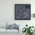 thumbnail image 3 of Trademark Fine Art 'Blueprint Map Paris Square' Canvas Art by Sue Schlabach, 3 of 4