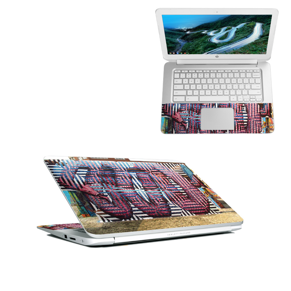 Skin Decal Wrap for HP Chromebook 14" (2018) sticker Geo Skin Decal Wrap for HP Chromebook 14" (2018) sticker Geo