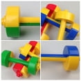 thumbnail image 4 of MasteelfCA 3 Pairs Kids Morning Exercise Barbells Plastic Dumbbells Kid Exercise Supplies (Random Color), 4 of 8
