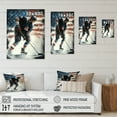 thumbnail image 4 of Designart Hockey Player On Ice I Canvas Wall Art, 4 of 5