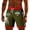Z05 Army Green, variant on Mens Swim Trunks 4th of July American flag Print Beach Board Shorts with Pockets Bathing Suits Wine L