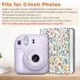 thumbnail image 5 of Fintie Instax Mini Photo Album for 2x3-Inch Film - 104 Pockets Small Albums for Fujifilm Instax Mini 12/11/99/40/7+/EVO/LiPlay/Link 3-2-1 Instant Camera/Polaroid Hi-Print Printer, Spring Bloom, 5 of 8