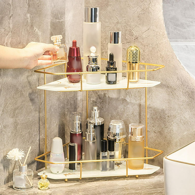 HD Transparent Acrylic Storage Box Perfume Display Stand 2 Layer Display  Cabinet