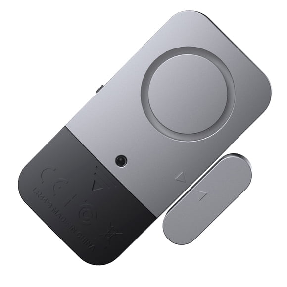 Bewildely Alarma inalámbrica para puerta y ventana, sistema de protección de seguridad antirrobo, Sensor independiente, alarma antirrobo, 1 Type2 NO2