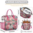 thumbnail image 5 of Pioneer Flower Floral Print Pattern Womens Lunch Box for Work,Insulated Large Lunch Bag for Tween and Teen,Loncheras Para Mujer,Leakproof Adult Lunch Bag for Work,Beach,Travel,Picnic,Camping, 5 of 7