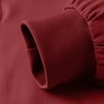 thumbnail image 4 of Stamzod Jackets for Men Long Sleeve Zip Up Bomber Jacket Men Business Casual Work Lightweight Windbreaker Red XXXL, 4 of 6