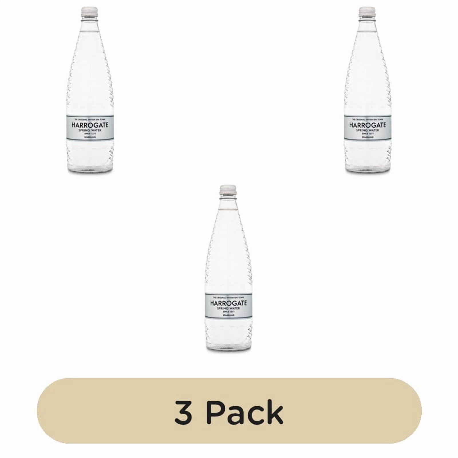 Harrogate Spring Water Sparkling Glass Bottle 750ml, British Import (Pack of 3)