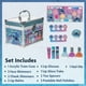 thumbnail image 3 of Set de belleza Stitch Train Case, kit de maquillaje para niñas, juego de maquillaje lavable real, maquillaje de juego, recuerdo de fiesta, cumpleaños, edades 3 4 5 6 7 8 9 10 11 12 de Townley Girl, 3 of 5