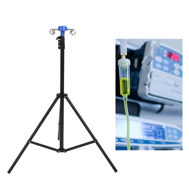 Polte IV Plegable, Soporte de Poste IV 2 Set 2 Gancho Para Hospitals