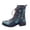 Blue, variant on asdoklhq Boots Under $15,Women's Ladies Casual Square Long Ankle Boots Slip On Shoes