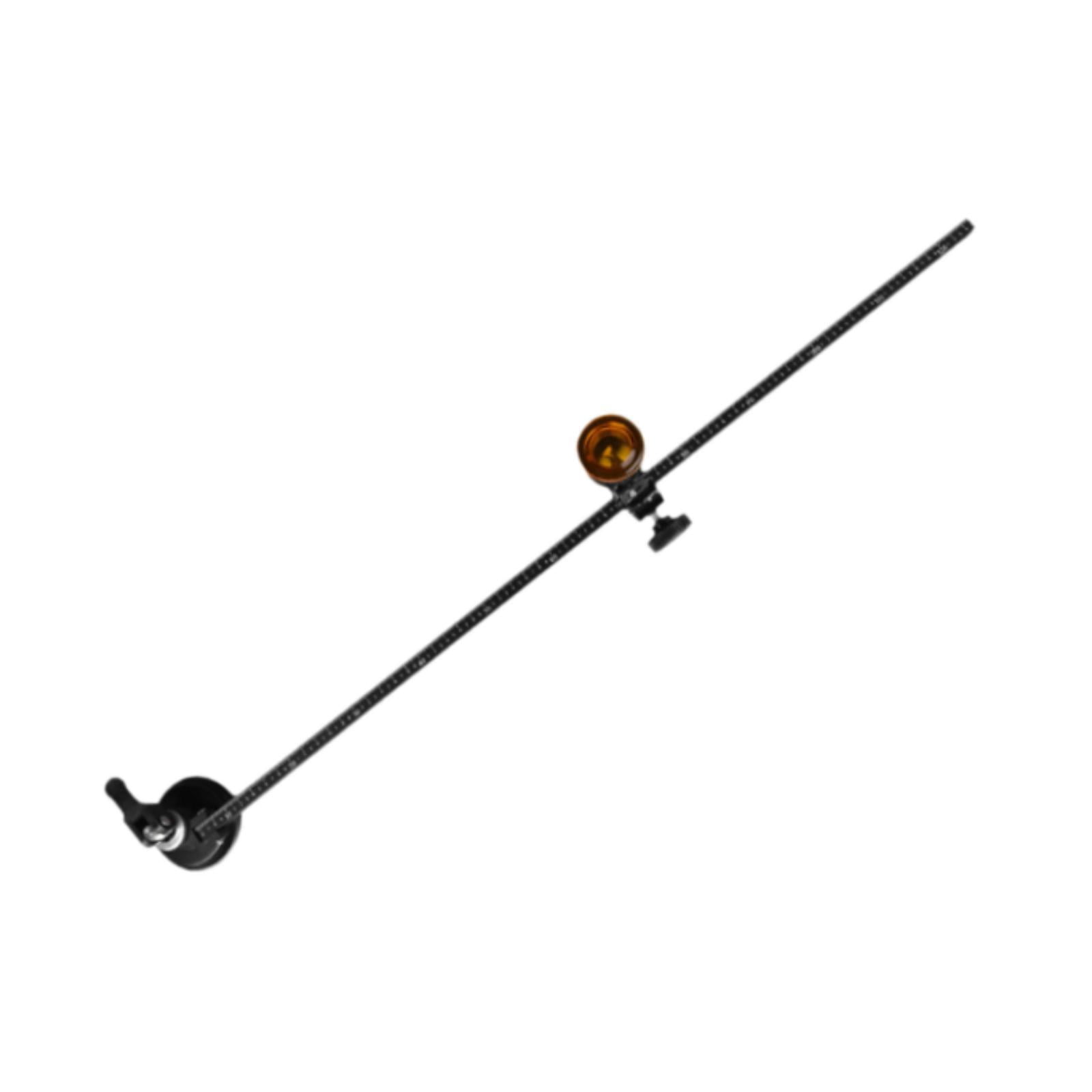 Abbraccia Circular Glass Cutter Circular Glass Cutting Tool Adjustable Alloy Round with Suction Cup Hand Tool Heavy Duty Compasses Type 1800 mm
