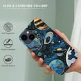 thumbnail image 3 of Wuche  compatible iPhone 13 Plus phone case, FF Star Rockets pattern full camera lens protection, ultra-thin anti slip and shock-absorbing phone case iphone14 pro, 3 of 4
