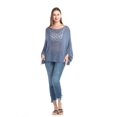 thumbnail image 4 of PRETTY PERSUASIONS, Nantucket Blue Poncho, 4 of 4