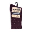 thumbnail image 2 of MUK LUKS Women's Wool Blend Crew Sock, 1-Pack, OSFM, 2 of 5