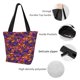 thumbnail image 4 of Fotbe Skull Bolsa de Playa con Estampado, Bolsa de Hombro, Bolsa de Mano Espaciosa, Bolsa de Viaje Ligera, Bolsa de Compras Versátil, 4 of 6