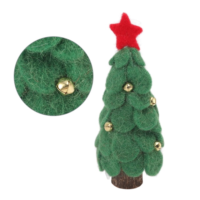 Premium Wool Felt Christmas Tree Decorations For Home Display Window, Reusable, Small Size, Ideal Christmas Gift