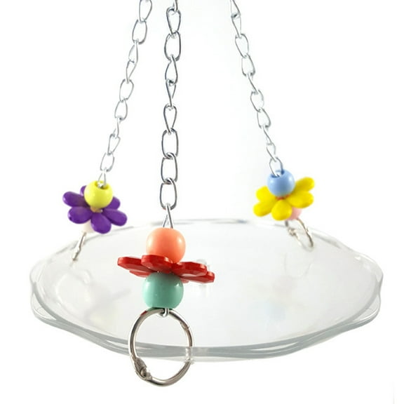 SOPOTUTU Outdoor Hanging Bird Feed Tray Durable Bird Feeder for Yard and Garden Wildlife