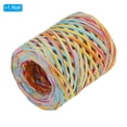 thumbnail image 3 of Uxcell 219 Yards Raffia Ribbon Raffia Craft Ribbon Paper Twine Wrapping Ribbon, Light Blue/Green, 3 of 7