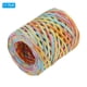 thumbnail image 3 of Cinta de rafia Uxcell de 219 yardas, cinta de manualidades de rafia, cuerda de papel para envolver, azul claro/verde, 3 of 7