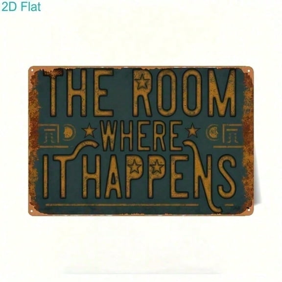 HELLOYOUNG Hamilton Broadway Musical Vintage Metal Tin Sign The Room Where It Happens Theater Wall Decor Retro Pub Bar Man Cave Art Poster