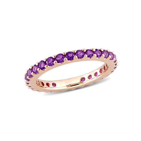 Everly Women's Amethyst 10k Rose Gold Ring