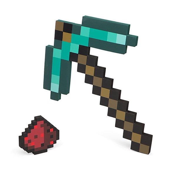 Рюкзак jinx майнкрафт кирка pickaxe diamond adventure голубой