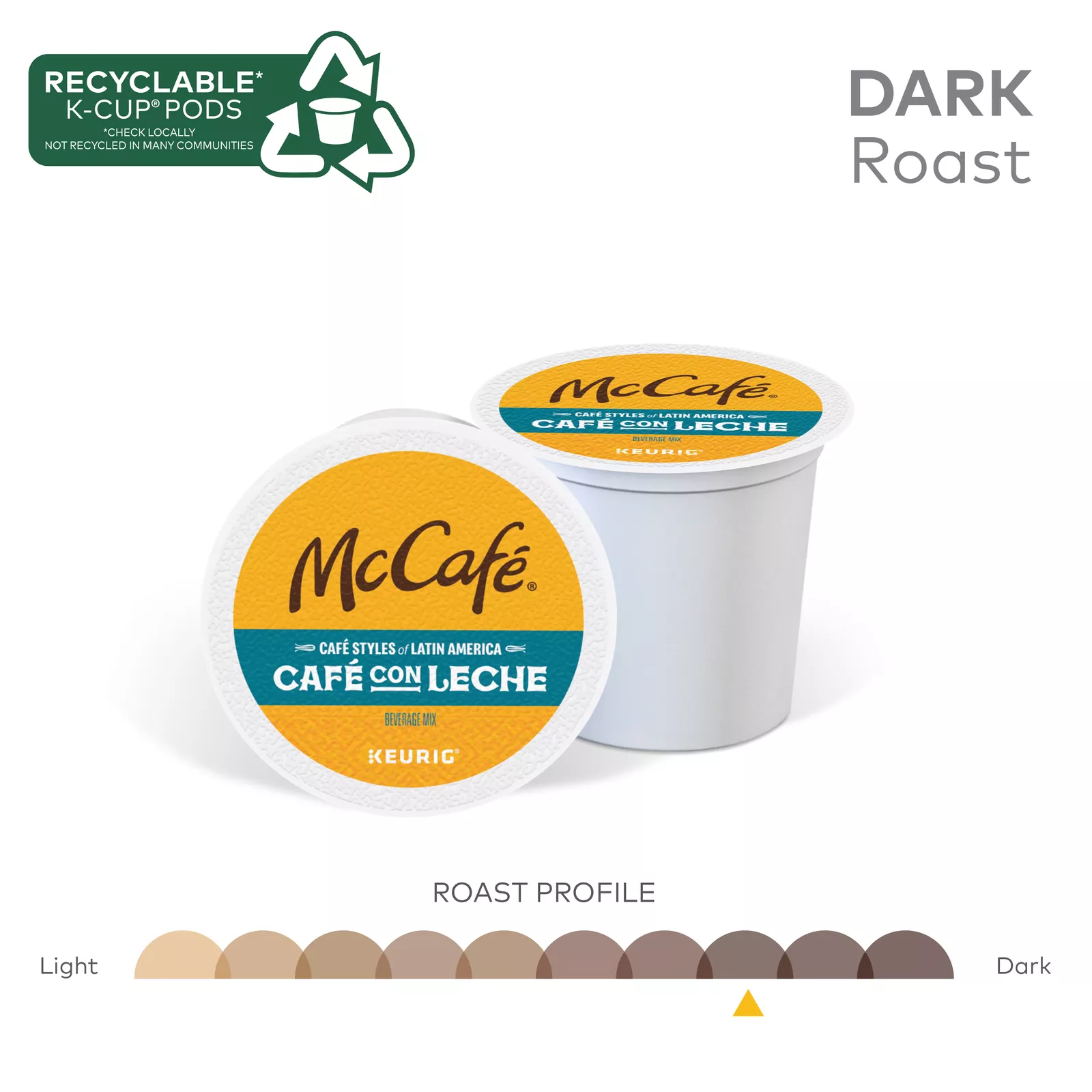McCafé Café Styles of Latin America Café con Leche, 20 K-Cups