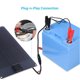 thumbnail image 2 of 25W 18V Dispositivo de carga solar USB Tipo-C Banco de energía solar USB 5V Pinza de cocodrilo, 2 of 9