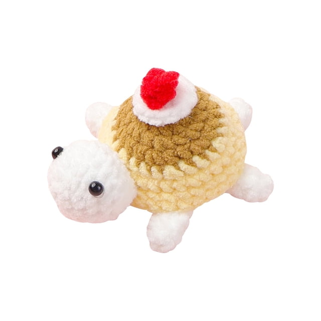 Cute Small Gifts 2025 New Handwoven Yarn Crochet Turtle Statue Mini Decoration Birthday Gift with High Quality Texture Yarn for Crochet