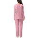 thumbnail image 4 of Conjunto de pijama cálido y suave para mujer, cómodo, de felpa, oversize, con pantalones, ropa de estar por casa, 2 piezas, otoño-invierno, 4 of 6